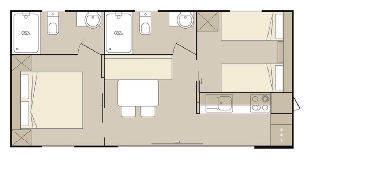 Mobile Home Stella III Biograd Na Moru Биоград на Мору Екстериор снимка